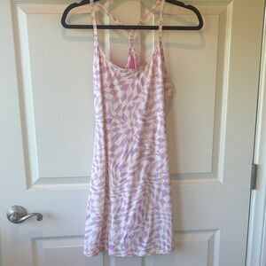 Purple and White Women's Athletic Dress